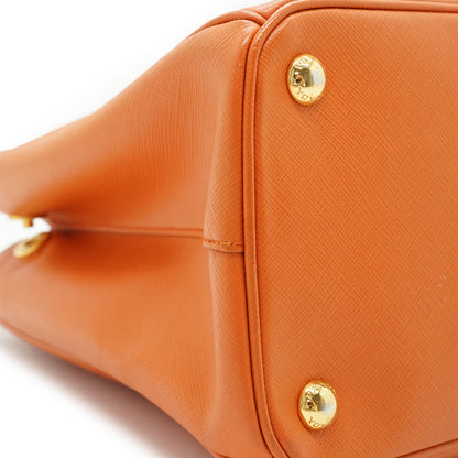 2way Saffiano Galleria Medium Double Zip Tote