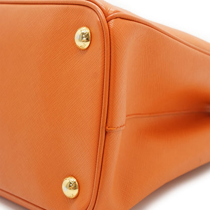 2way Saffiano Galleria Medium Double Zip Tote