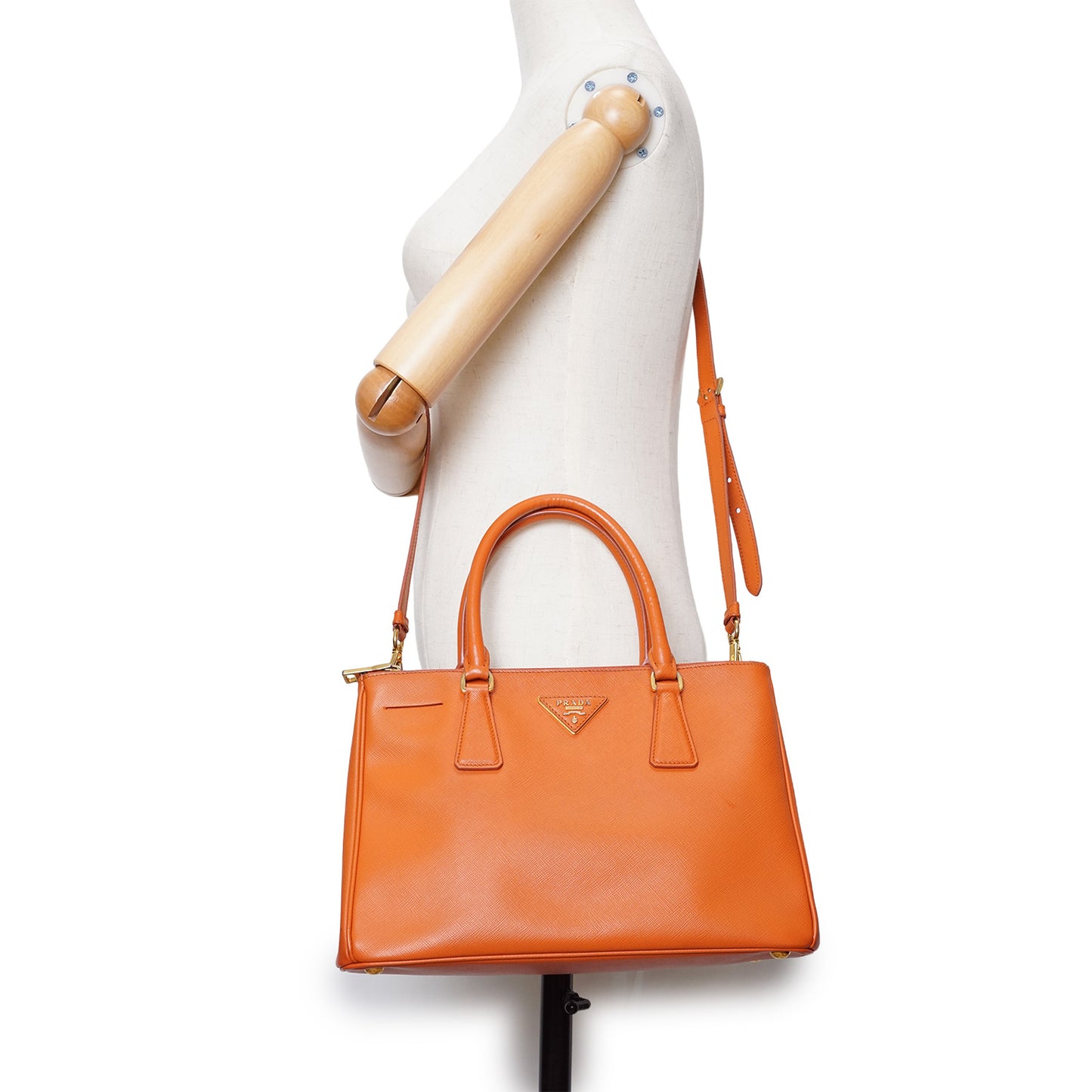 2way Saffiano Galleria Medium Double Zip Tote