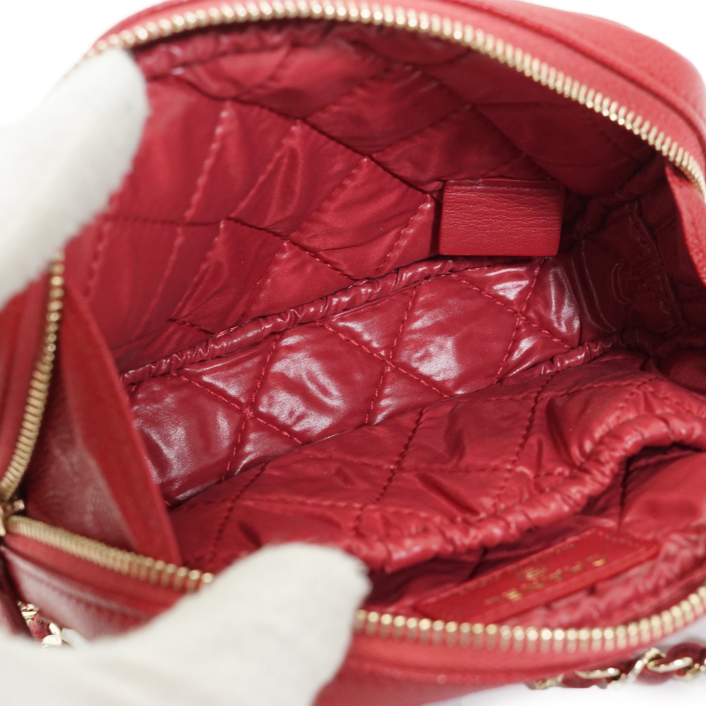 CC Caviar Quilted Mini Chain Crossbody Bag