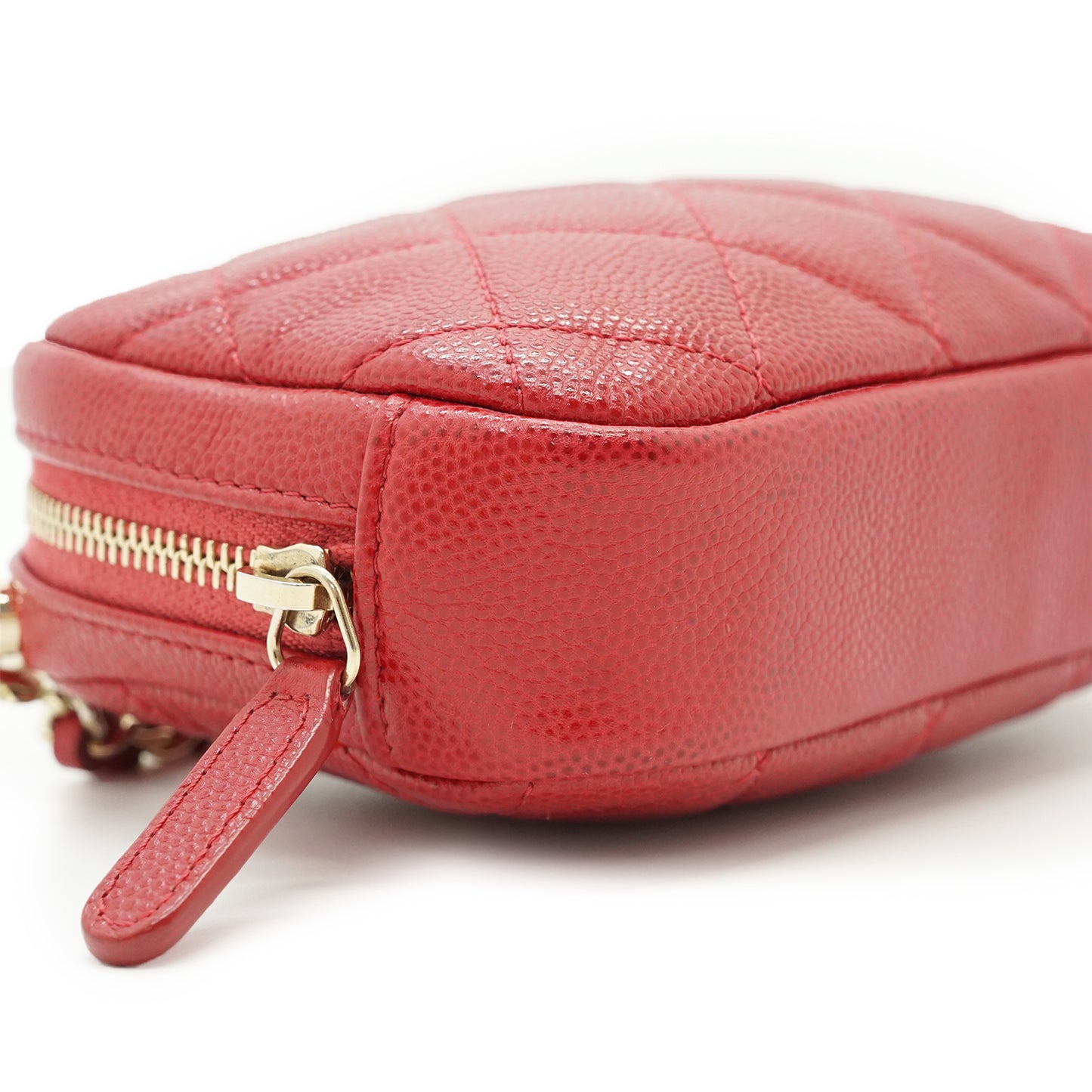 CC Caviar Quilted Mini Chain Crossbody Bag