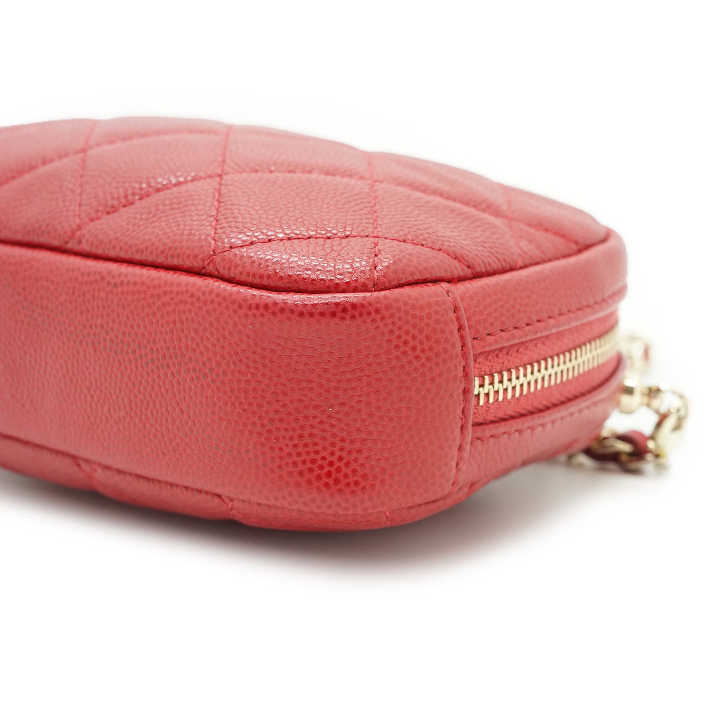 CC Caviar Quilted Mini Chain Crossbody Bag