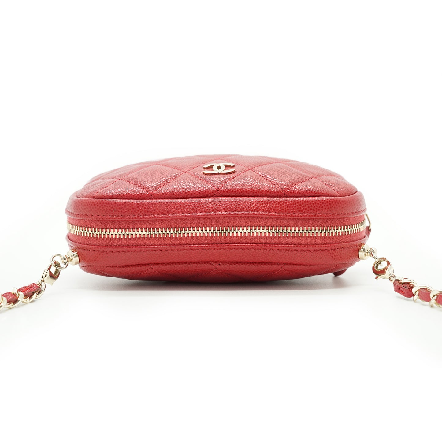 CC Caviar Quilted Mini Chain Crossbody Bag