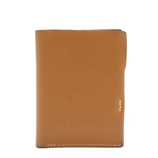 Citadelle Touch Evercolor Calfskin Gold Card Case Wallet