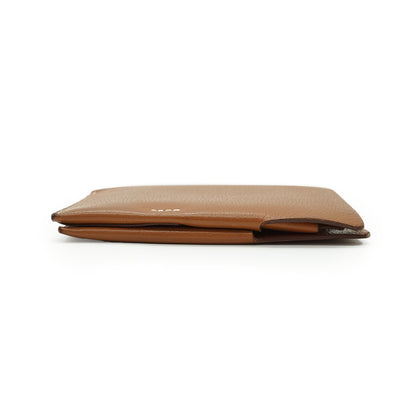 Citadelle Touch Evercolor Calfskin Gold Card Case Wallet
