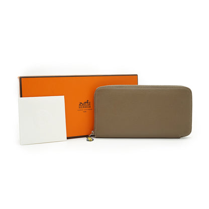 Epsom Etoupe Sangles Azap Silk-in Long Wallet