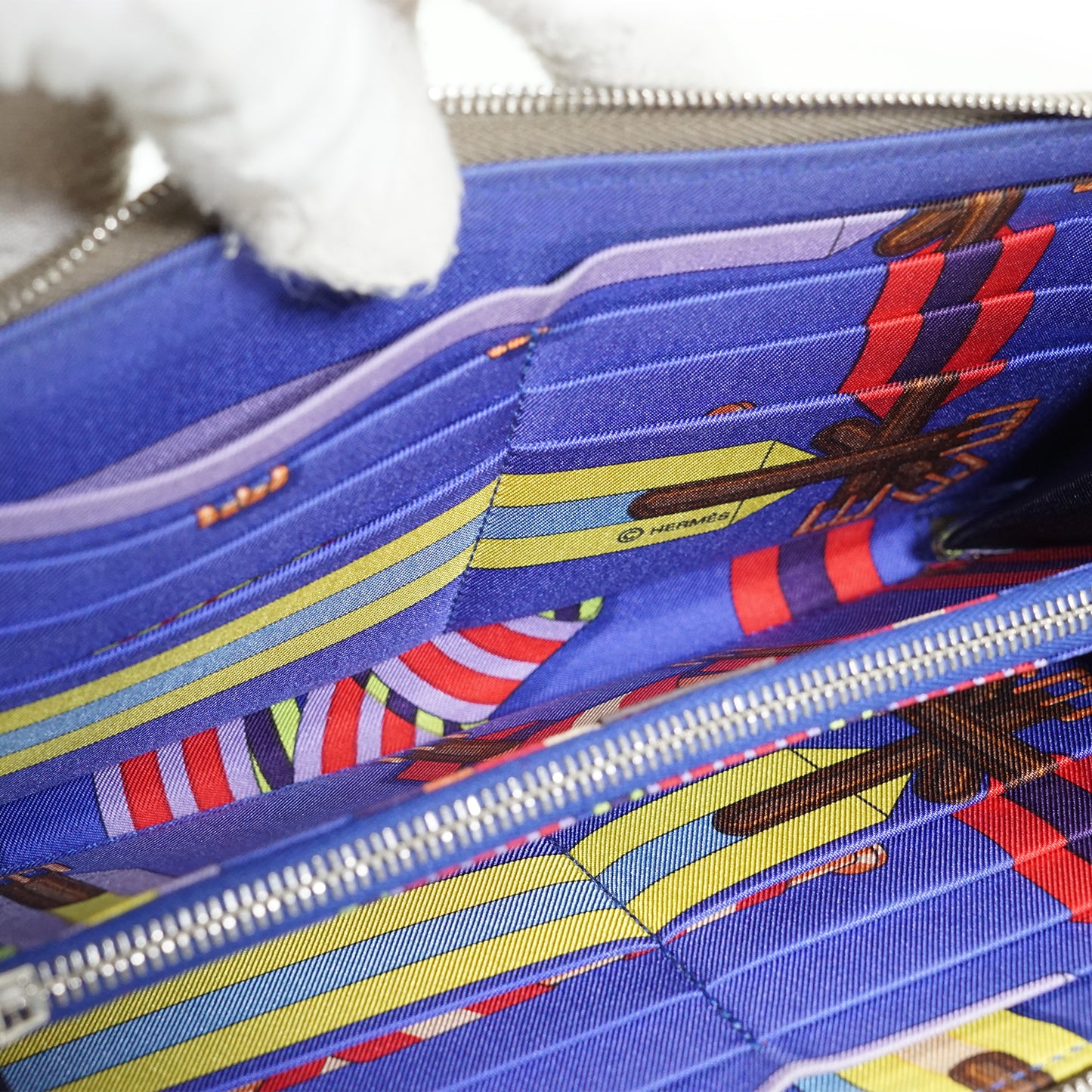 Epsom Etoupe Sangles Azap Silk-in Long Wallet