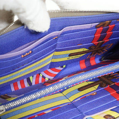 Epsom Etoupe Sangles Azap Silk-in Long Wallet