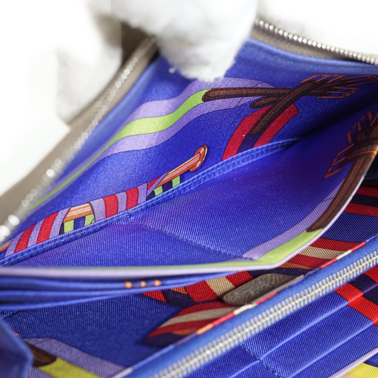 Epsom Etoupe Sangles Azap Silk-in Long Wallet