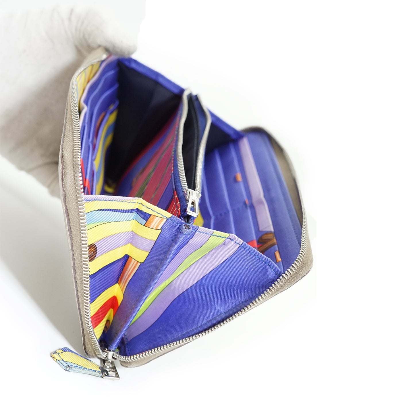 Epsom Etoupe Sangles Azap Silk-in Long Wallet