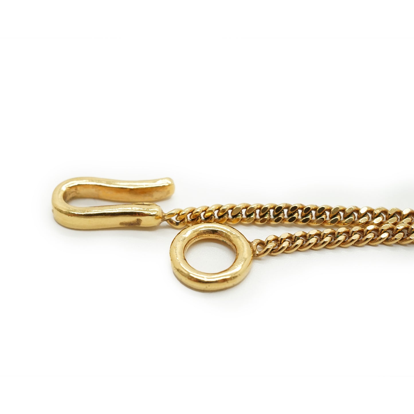 CC Faux Pearl Pendant Necklace
