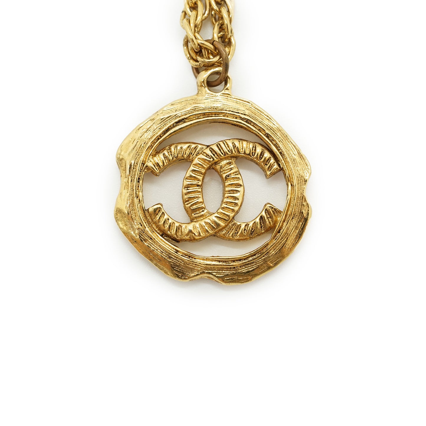 CC Cut-out Medallion Necklace GP