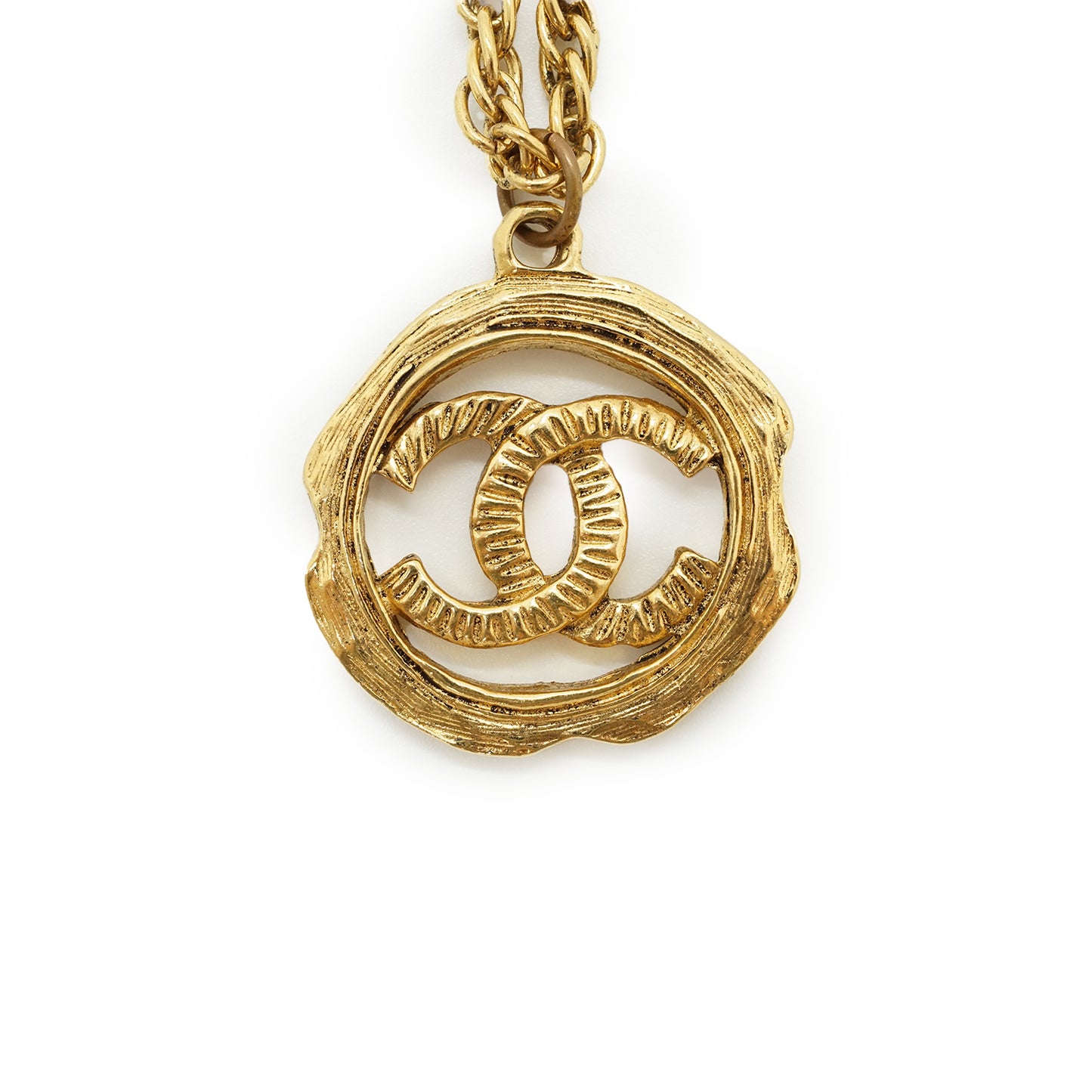 CC Cut-out Medallion Necklace GP