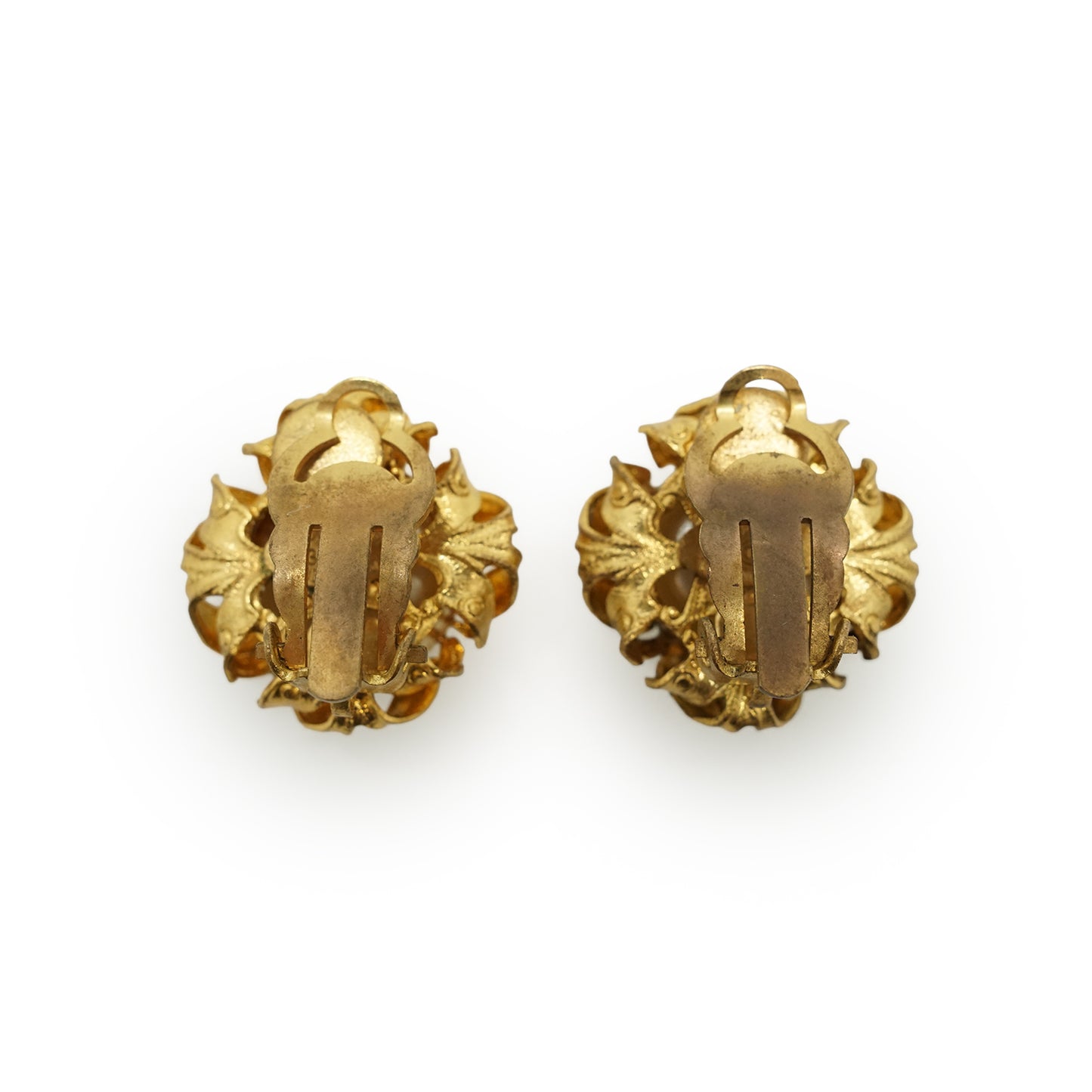 Faux Pearl Round Clip-on Earrings GP