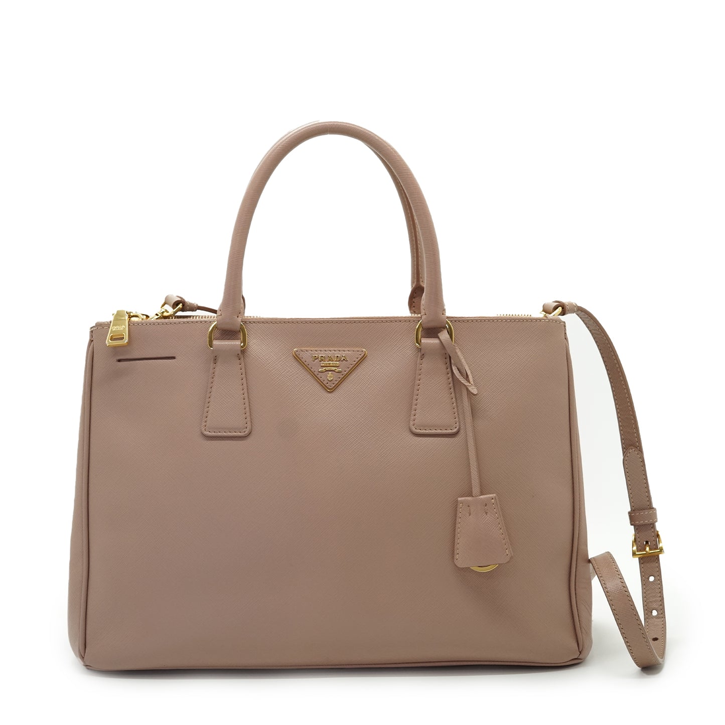 2way Saffiano Galleria Cammeo Large Double Zip Tote