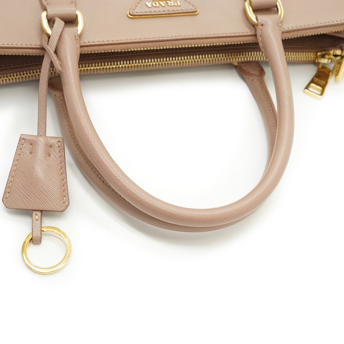 2way Saffiano Galleria Cammeo Large Double Zip Tote