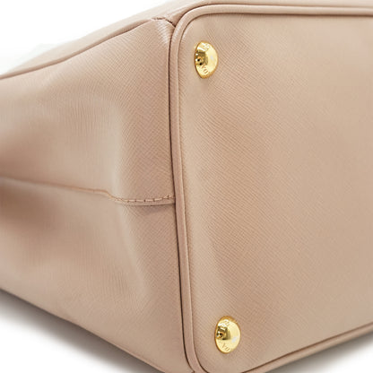 2way Saffiano Galleria Cammeo Large Double Zip Tote