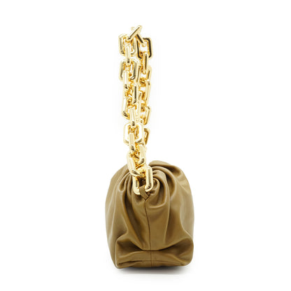 Nappa Chain Pouch Cammello
