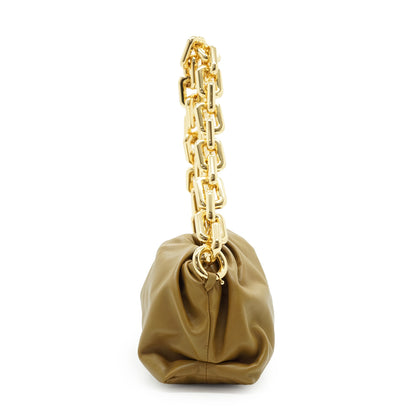 Nappa Chain Pouch Cammello