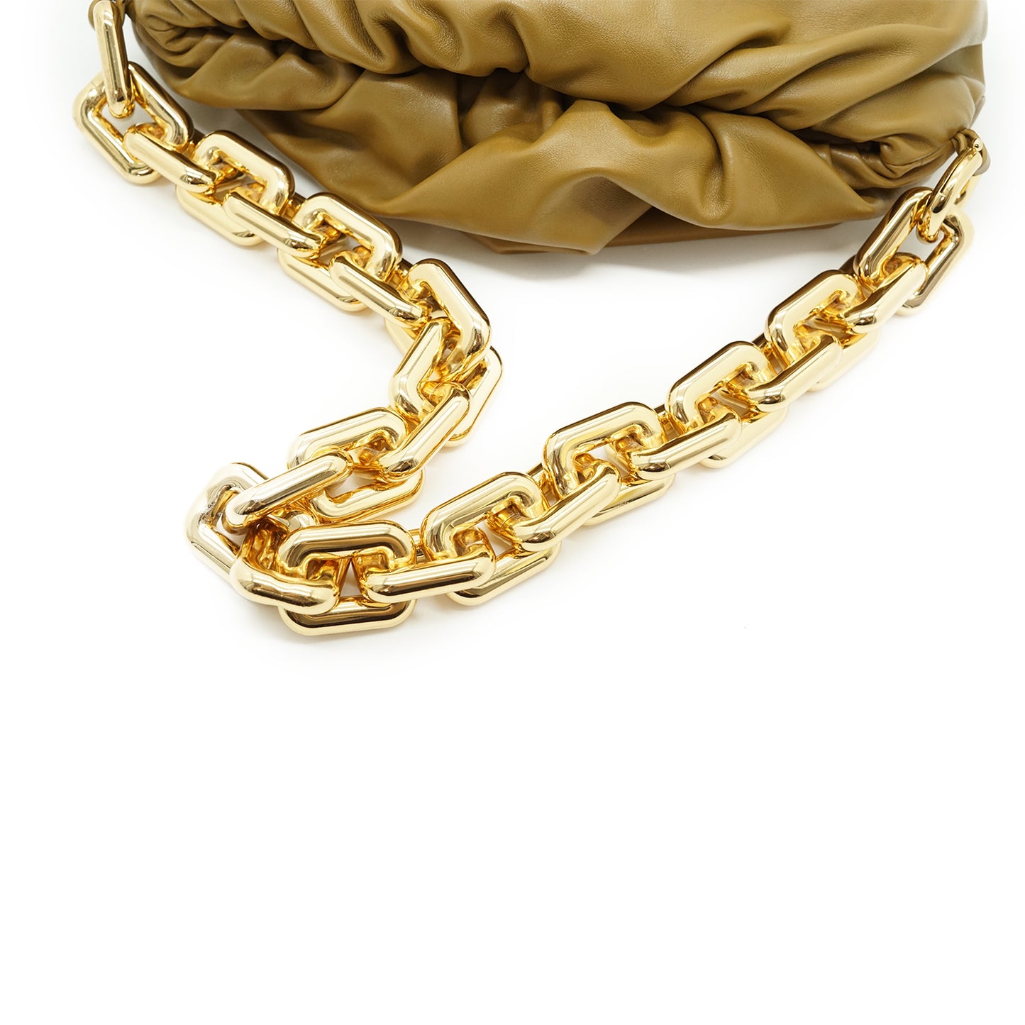 Nappa Chain Pouch Cammello