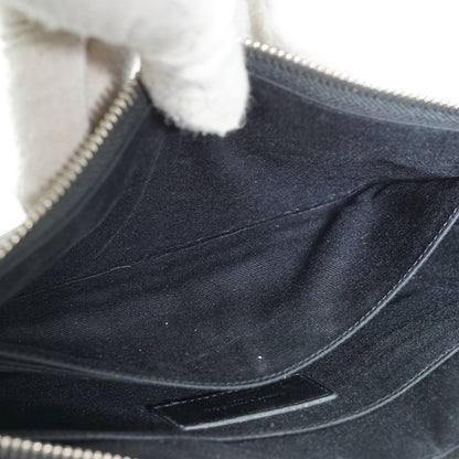Grain de Poudre Leather Zipped Clutch Pouch