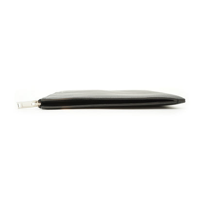 Grain de Poudre Leather Zipped Clutch Pouch