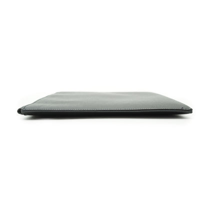 Grain de Poudre Leather Zipped Clutch Pouch