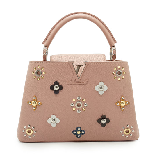 Capucines BB Taurillon Leather Magnolia Mechanical Flowers Limited Edition