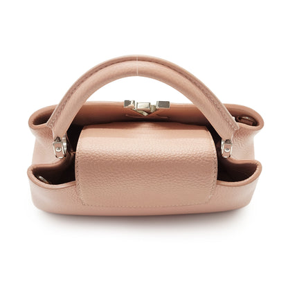 Capucines BB Taurillon Leather Magnolia Mechanical Flowers Limited Edition