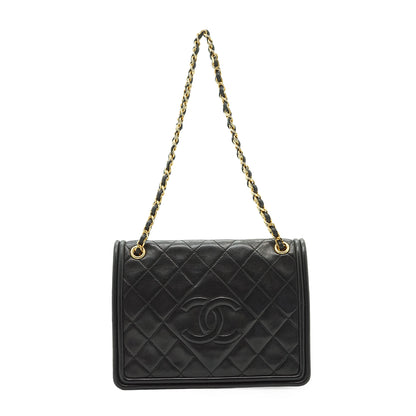 Vintage CC Lambskin Matelasse Square Chain Shoulder Bag