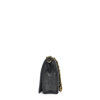 Vintage CC Lambskin Matelasse Square Chain Shoulder Bag