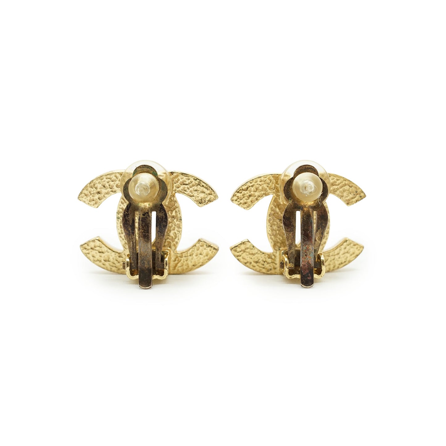 CC Faux Pearl Clip-on Earrings
