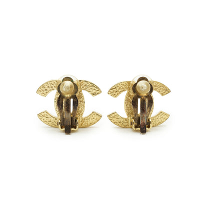 CC Faux Pearl Clip-on Earrings
