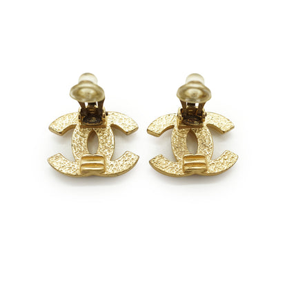 CC Faux Pearl Clip-on Earrings