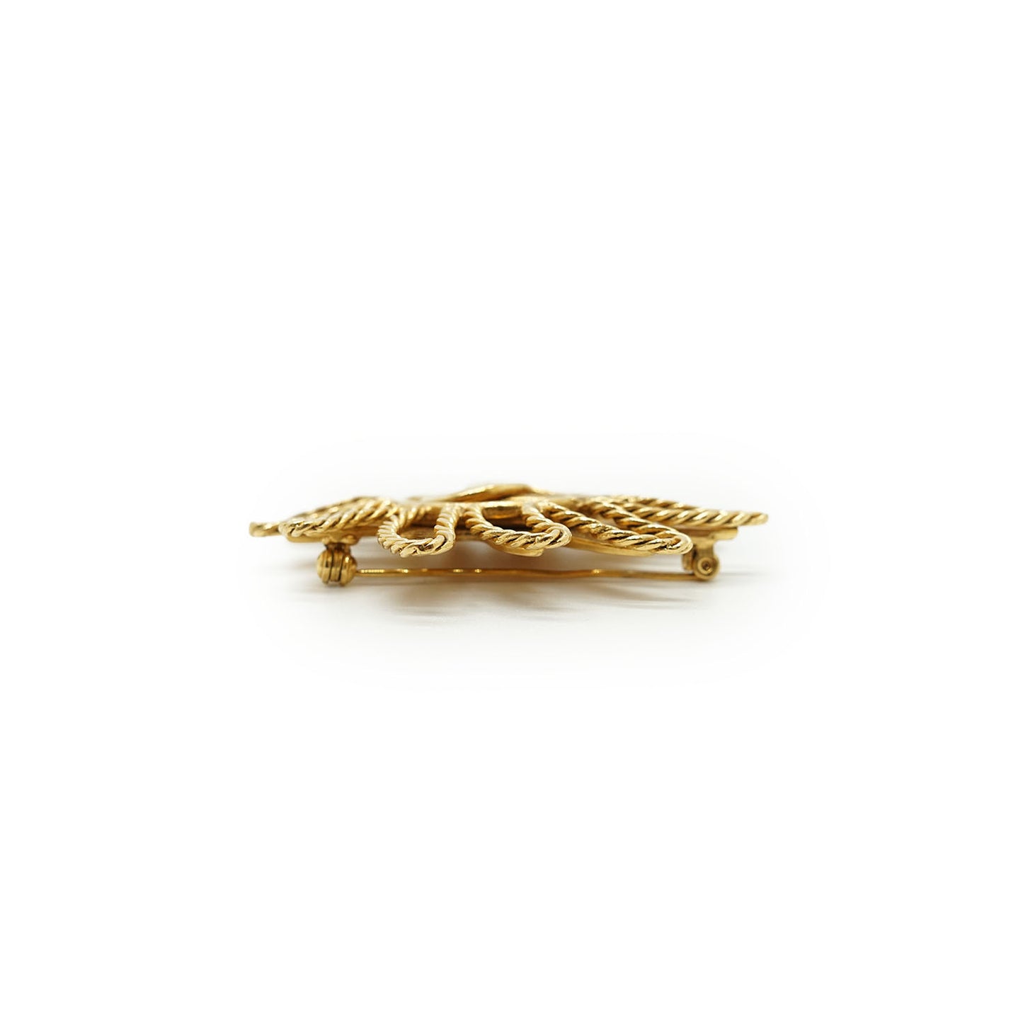 Large CC Sun Brooch GP