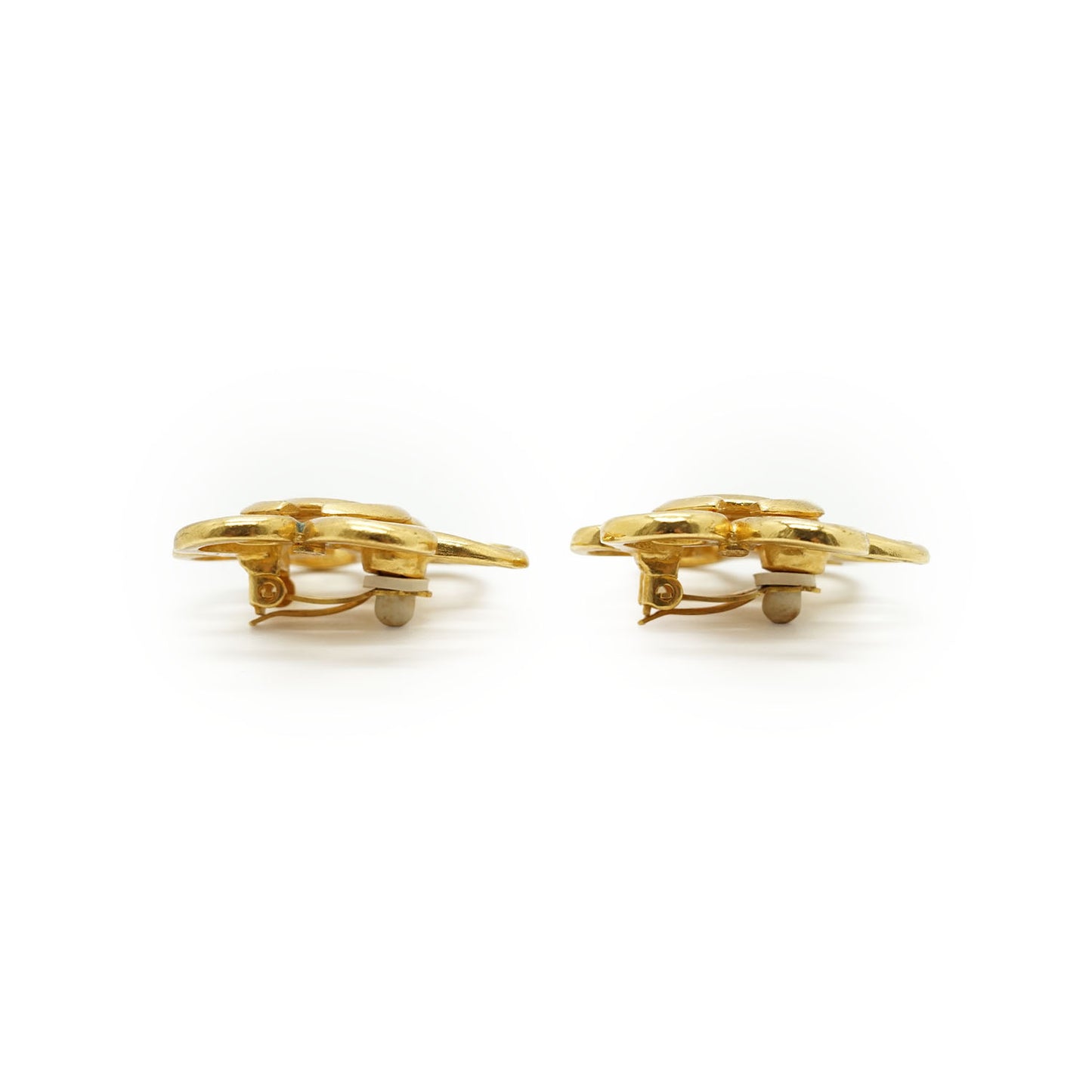 CC Flower Clip-on Earrings