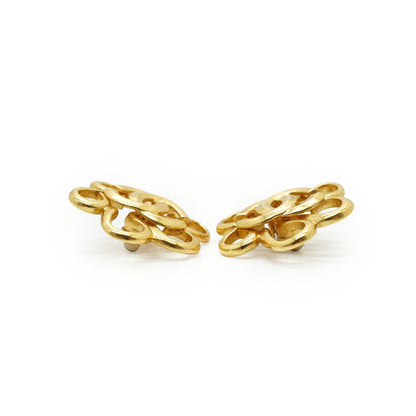 CC Flower Clip-on Earrings