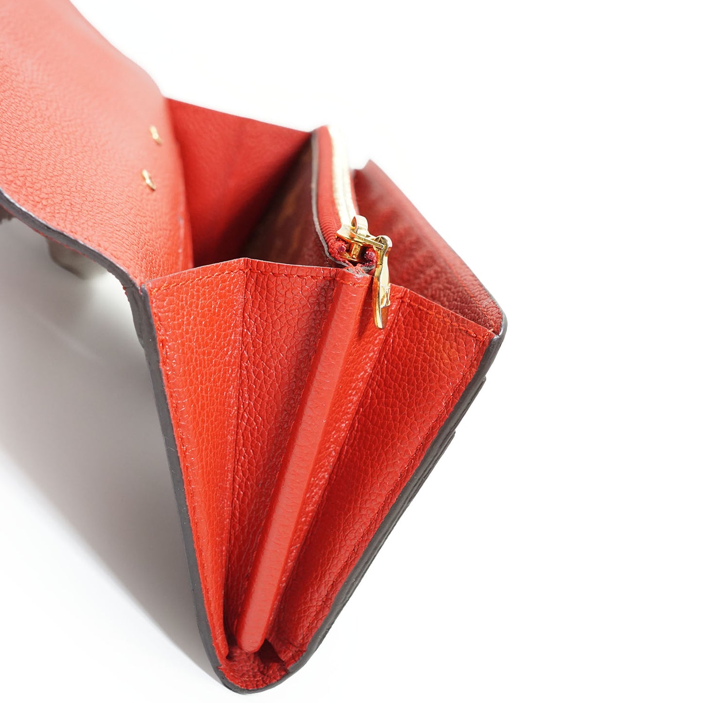 Monogram Portefeuille Pallas Cherry Red Long Wallet