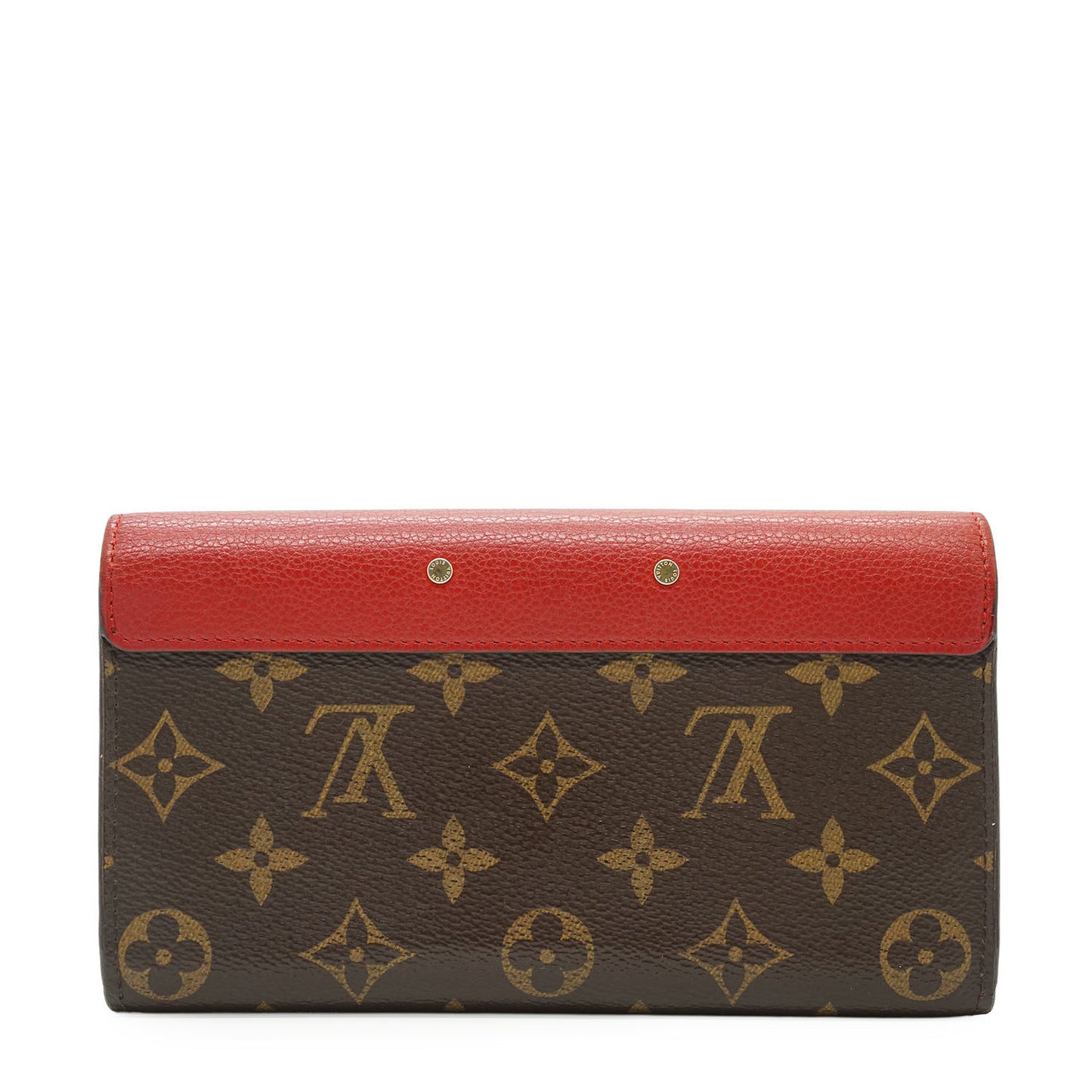 Monogram Portefeuille Pallas Cherry Red Long Wallet