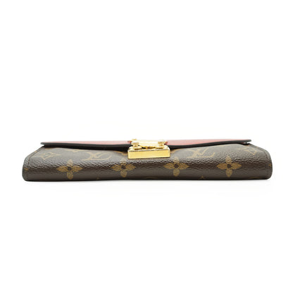 Monogram Portefeuille Pallas Cherry Red Long Wallet