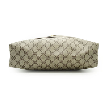 Vintage GG Supreme Coated Canvas Sherry Line Front Pocket Tote