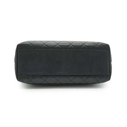 Caviar Skin Matelasse Kelly Flap Top Handle Bag