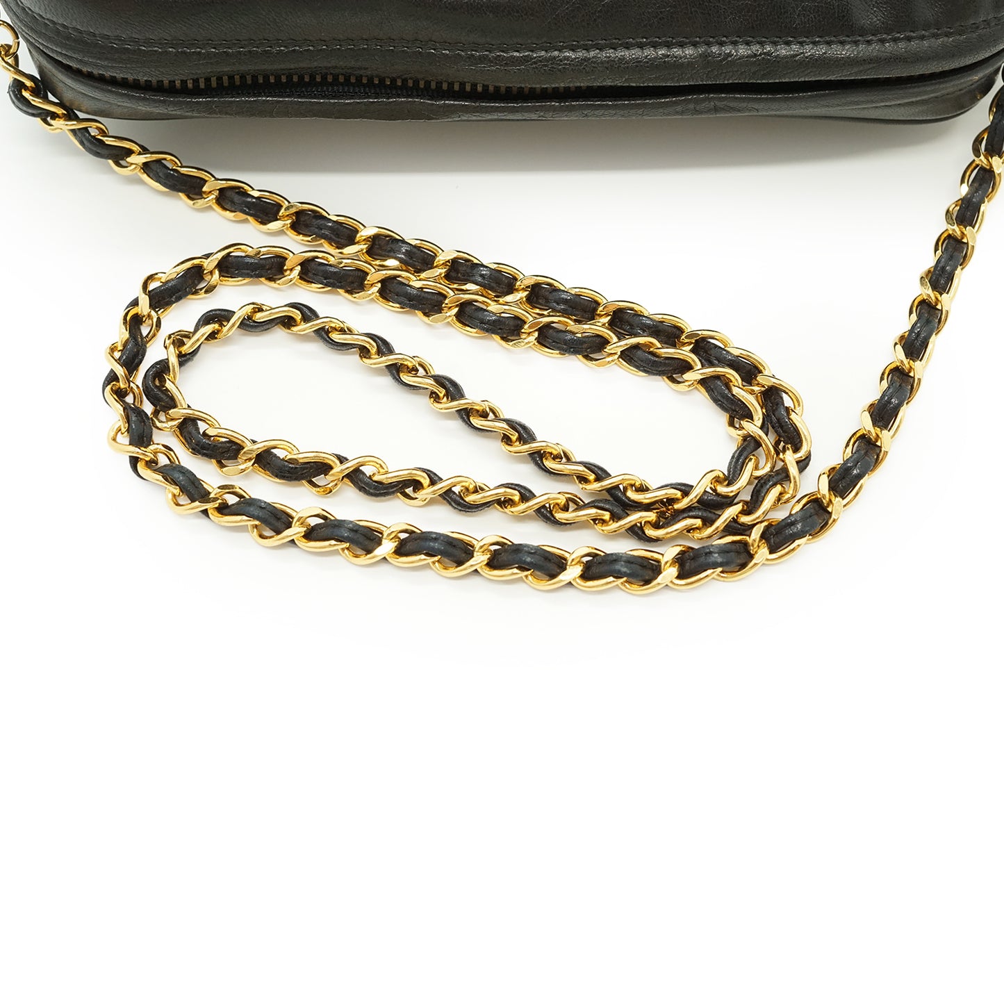 CC Lambskin Matelasse Tassel Chain Shoulder Camera Bag