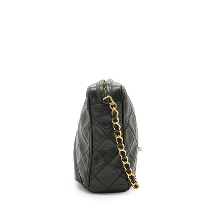 CC Lambskin Matelasse Tassel Chain Shoulder Camera Bag