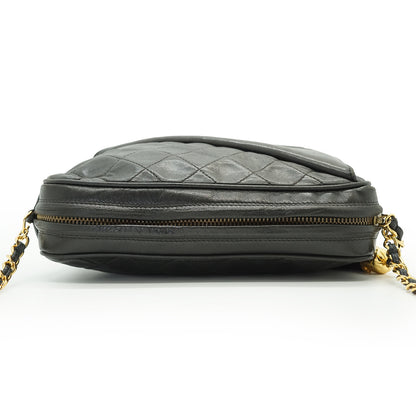 CC Lambskin Matelasse Tassel Chain Shoulder Camera Bag