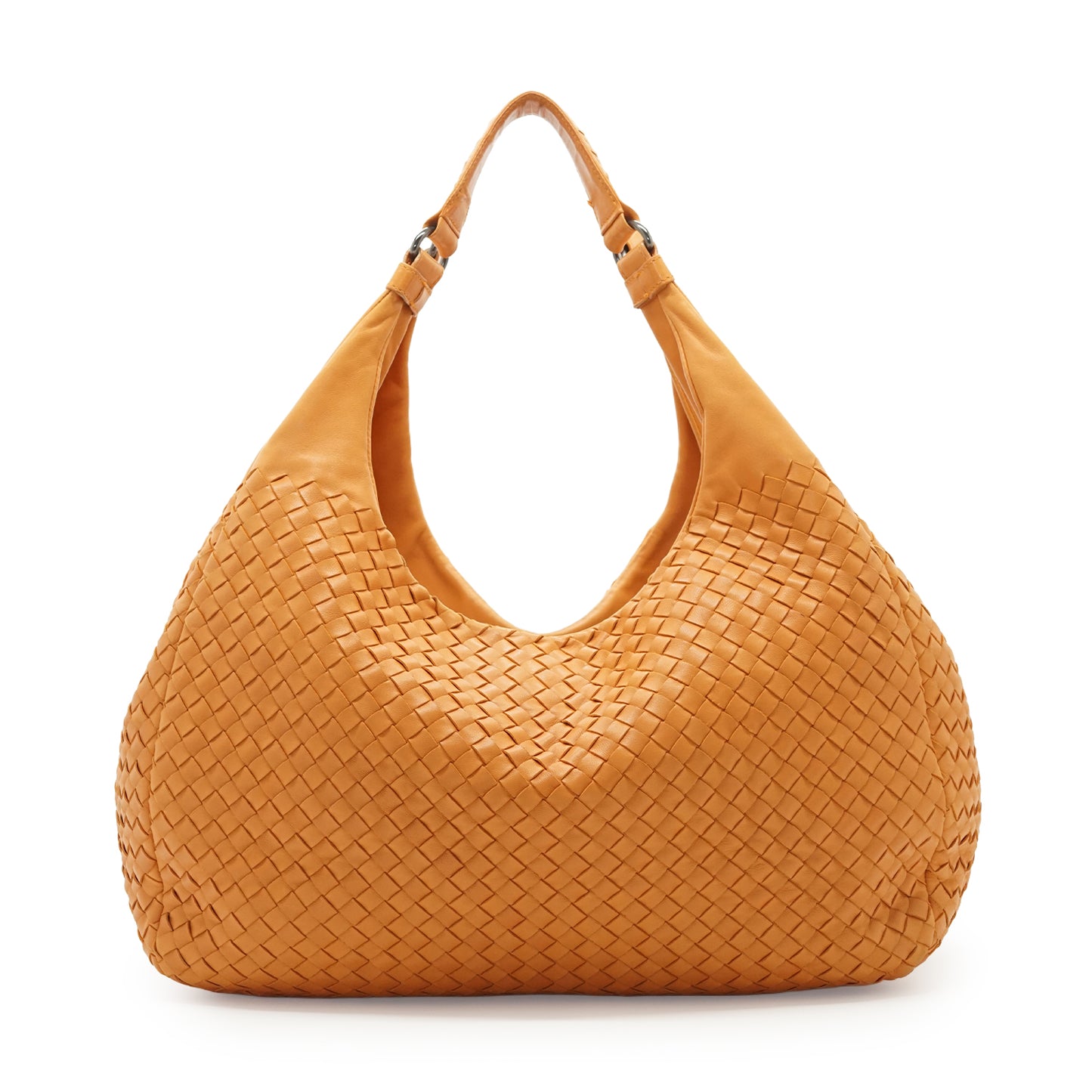 Intrecciato Woven Nappa Campana Hobo Large