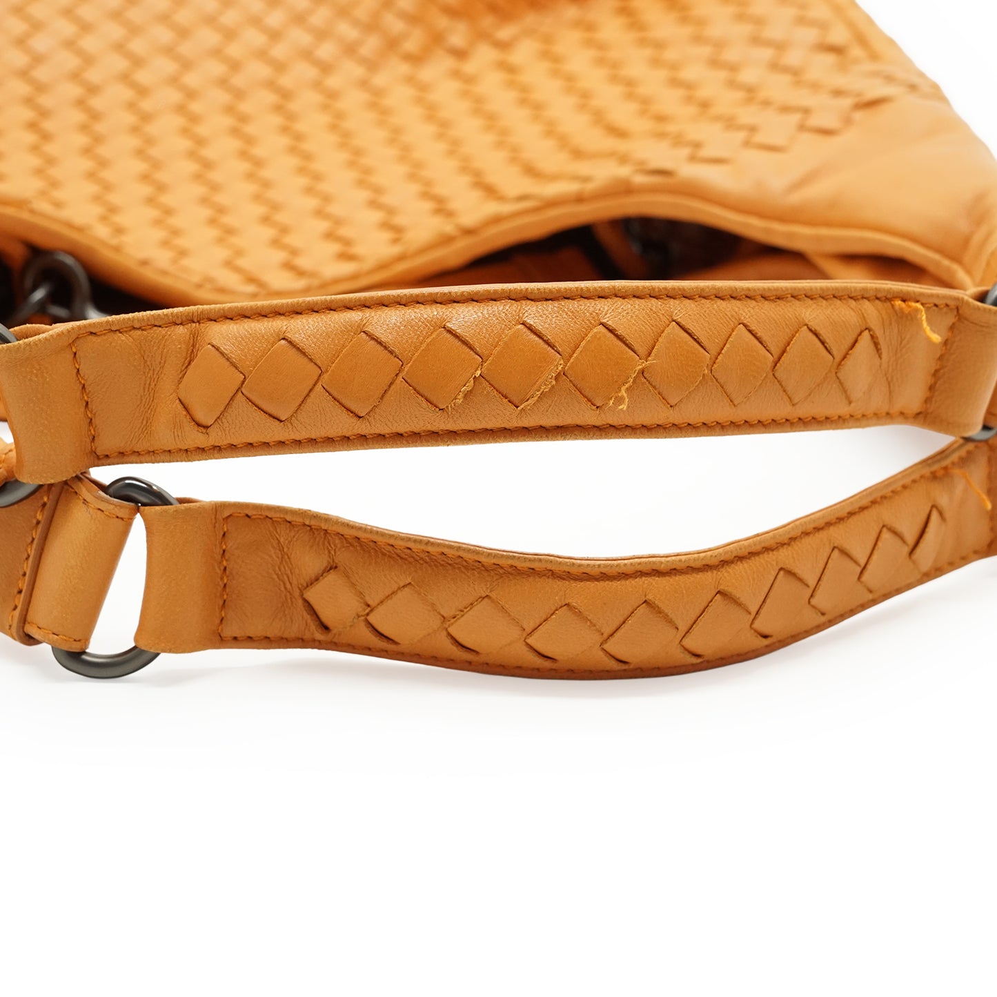 Intrecciato Woven Nappa Campana Hobo Large