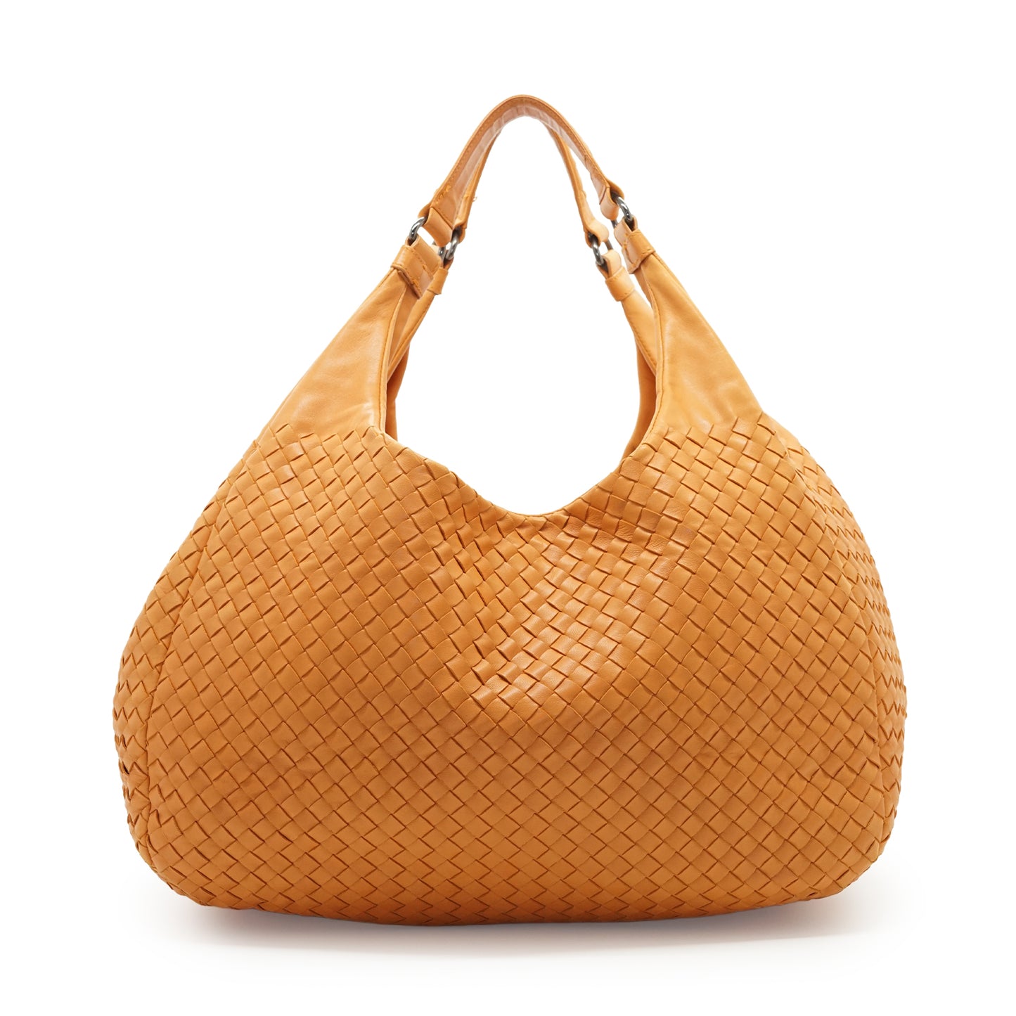 Intrecciato Woven Nappa Campana Hobo Large