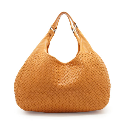 Intrecciato Woven Nappa Campana Hobo Large