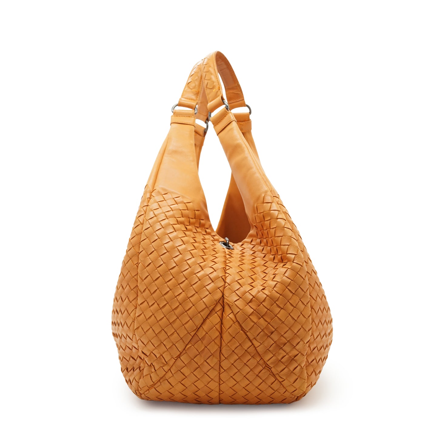 Intrecciato Woven Nappa Campana Hobo Large